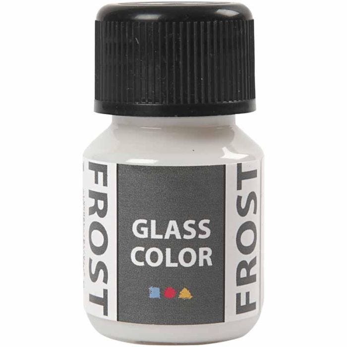Glas Color Frost huurremaali, valkoinen, 30 ml/ 1 pll