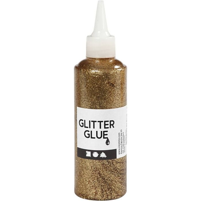 Kimalleliima, kulta, 118 ml/ 1 pll