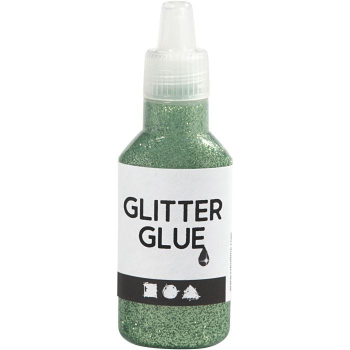 Kimalleliima, vihreä, 25 ml/ 1 pll