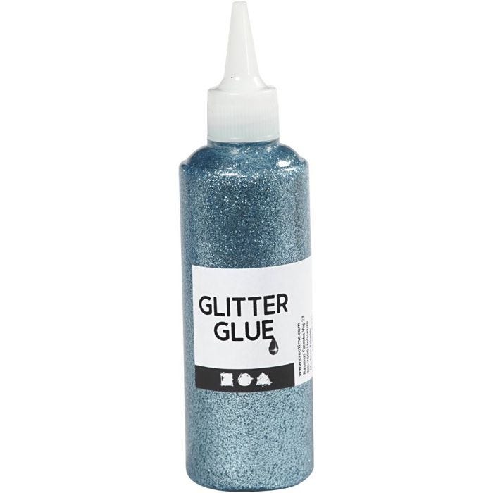 Kimalleliima, vaaleansininen, 118 ml/ 1 pll