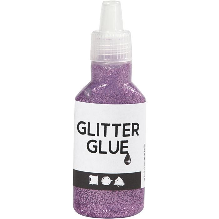 Kimalleliima, violetti, 25 ml/ 1 pll