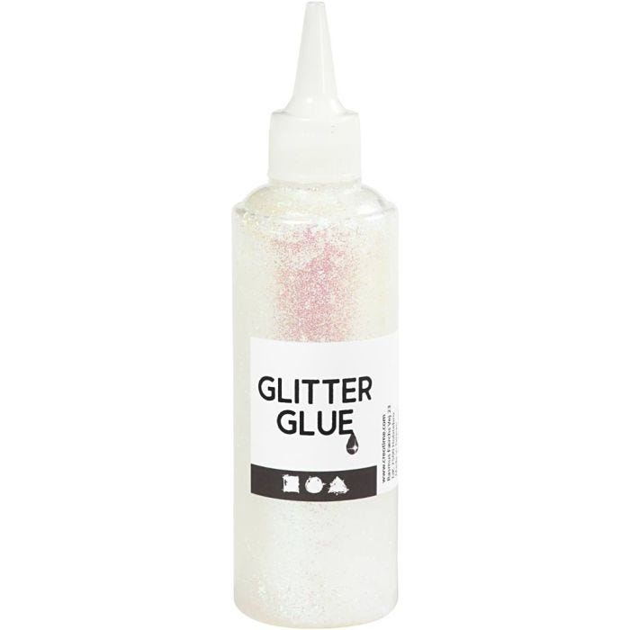 Kimalleliima, hologrammisesti valkoinen, 118 ml/ 1 pll