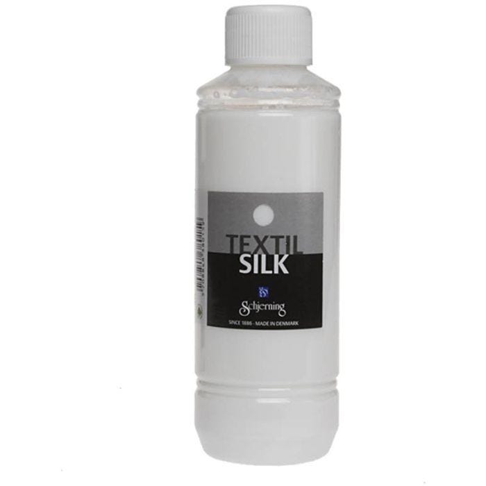 Silkkiväri Textil Silk, valkoinen, 250 ml/ 1 pll