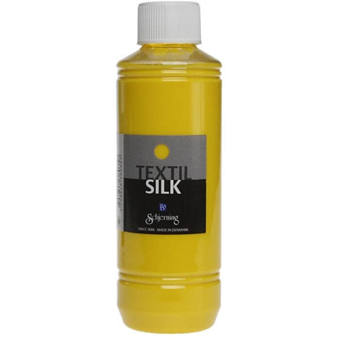 Silkkiväri Textil Silk, sitruunankelt, 250 ml/ 1 pll