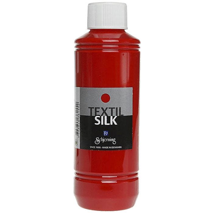 Silkkiväri Textil Silk, karmiininpun., 250 ml/ 1 pll