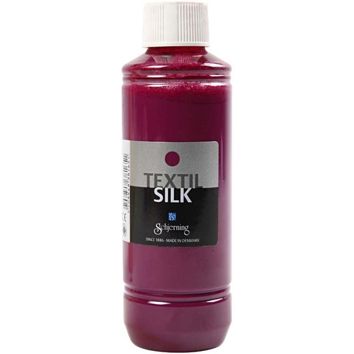 Silkkiväri Textil Silk, tummanpinkki, 250 ml/ 1 pll