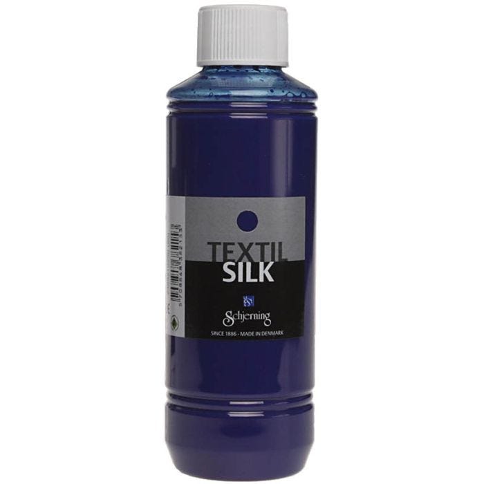 Silkkiväri Textil Silk, sininen, 250 ml/ 1 pll