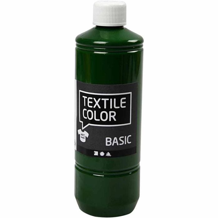 Tekstiiliväri, ruohonvihreä, 500 ml/ 1 pll