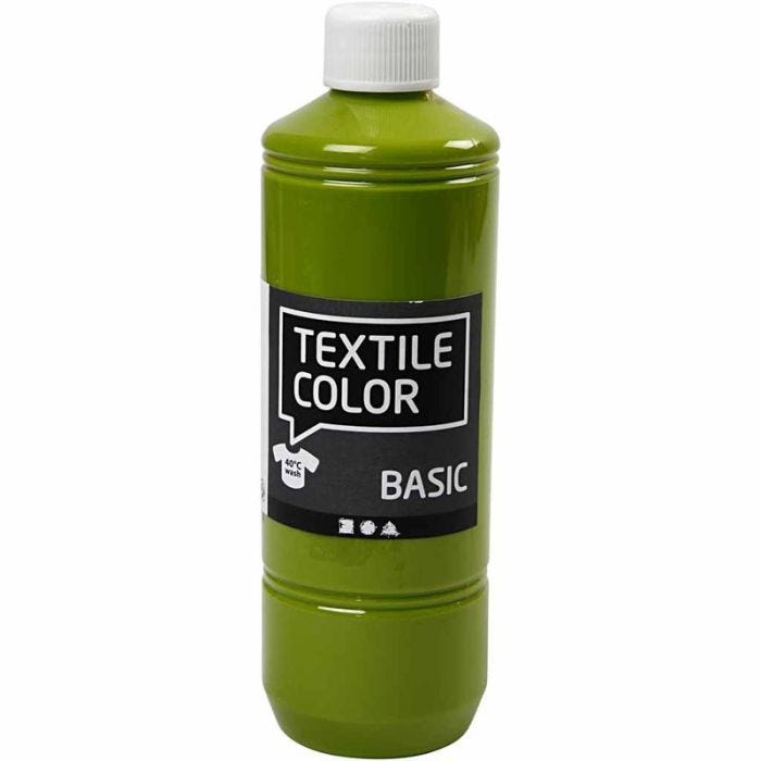 Tekstiiliväri, kiivinvihr., 500 ml/ 1 pll