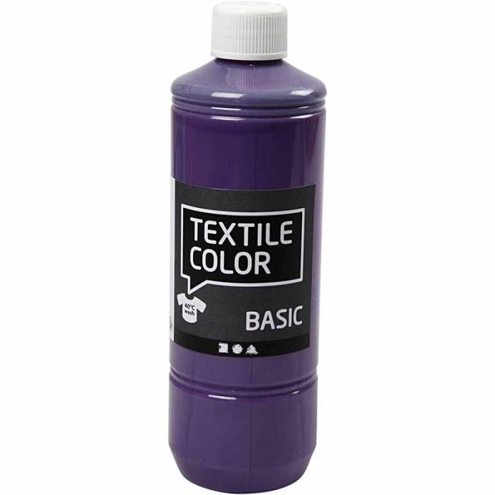 Tekstiiliväri, laventeli, 500 ml/ 1 pll