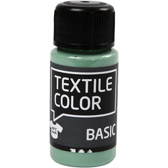 Tekstiiliväri, merenvihr., 50 ml/ 1 pll
