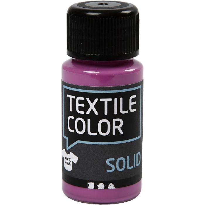Textile Color Solid, peittävä, fuchsia, 50 ml/ 1 pll