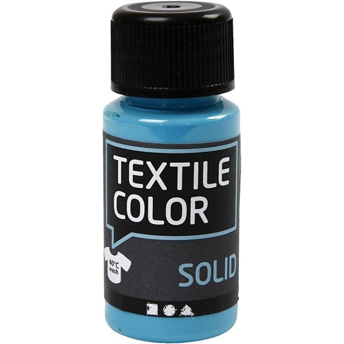Textile Color Solid, peittävä, turkoosinsin., 50 ml/ 1 pll