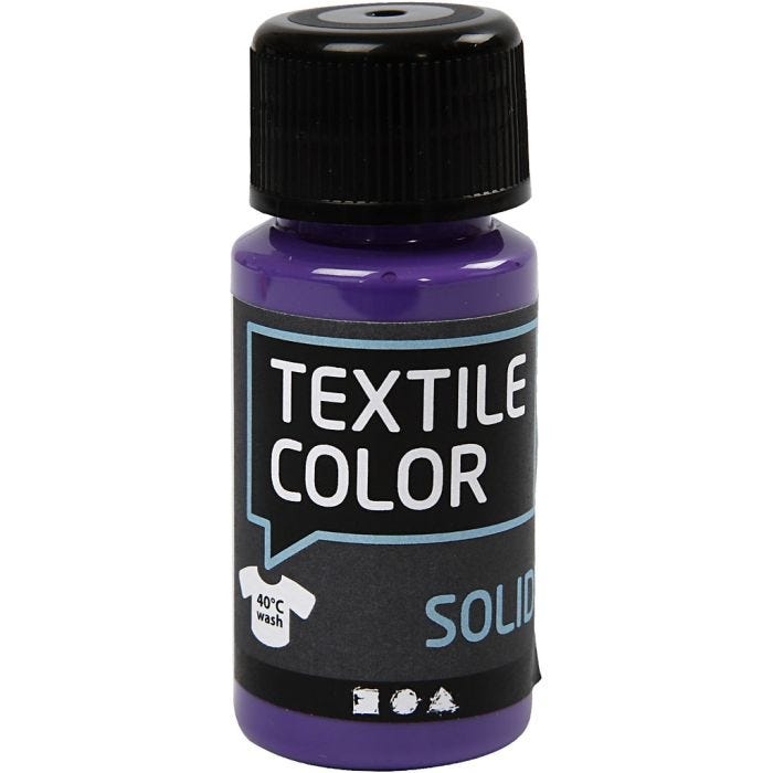 Textile Color Solid, peittävä, violetti, 50 ml/ 1 pll