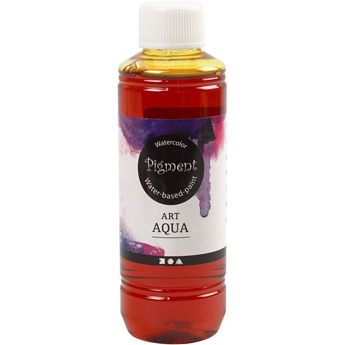 Nestemäinen Vesiväri, keltainen, 250 ml/ 1 pll