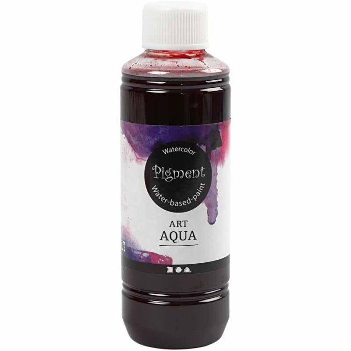 Nestemäinen Vesiväri, punainen, 250 ml/ 1 pll