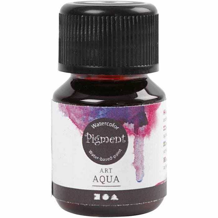 Nestemäinen Vesiväri, punainen, 30 ml/ 1 pll
