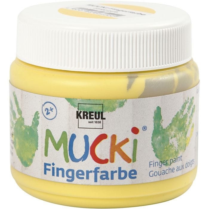 Mucki Sormiväri, keltainen, 150 ml/ 1 tb