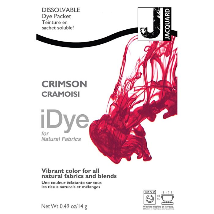 iDye luonnonkankaille, crimson (090), 14 g/ 1 pkt