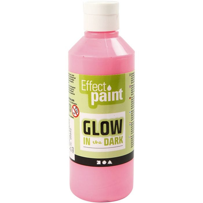 Hohtomaali, fluoresoiva vaaleanpunainen, 250 ml/ 1 pll
