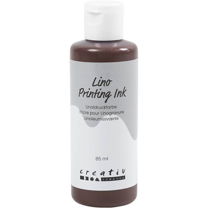 Linoväri, ruskea, 85 ml/ 1 pll