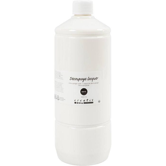 Decoupage-lakka, matta, 1000 ml/ 1 pll