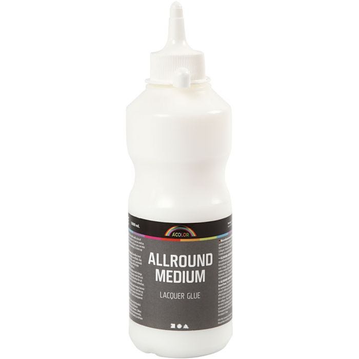 Yleiskäyttöinen keskiluja liimalakka, 500 ml/ 1 pll