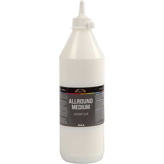 Yleiskäyttöinen keskiluja liimalakka, 1000 ml/ 1 pll