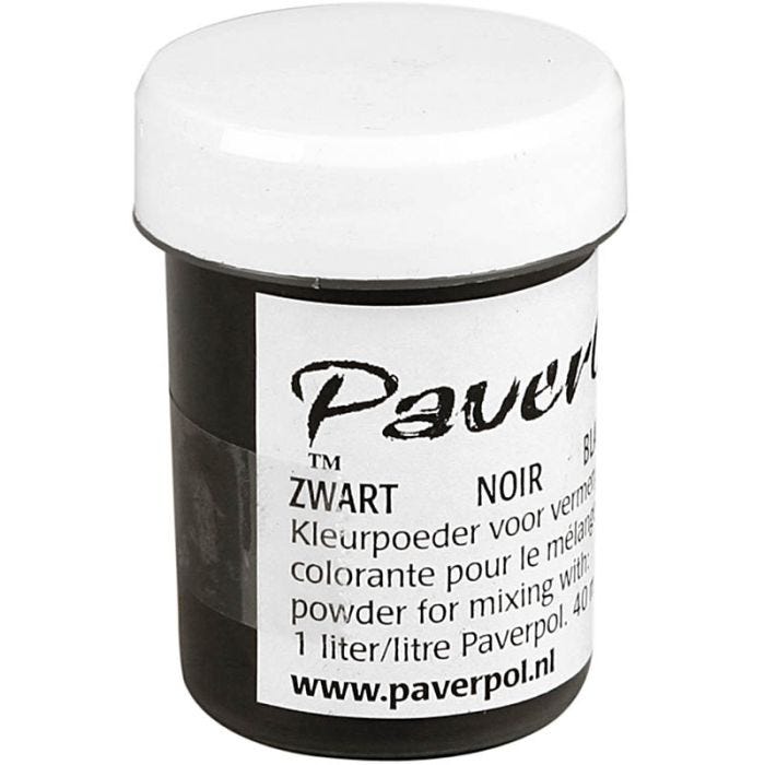 Pavercolor, musta, 40 ml/ 1 tb