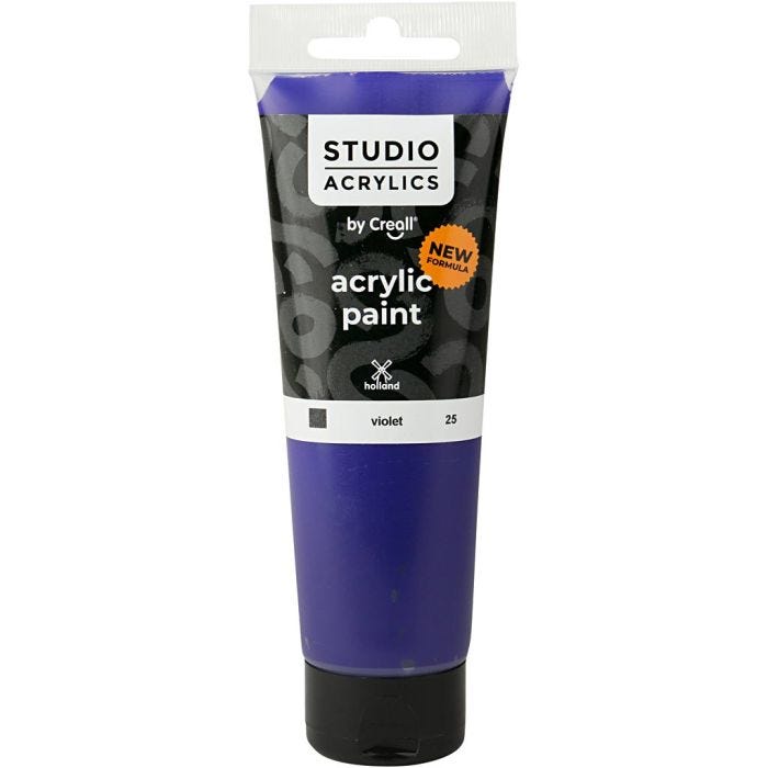 Creall Studio -Akryylimaali, peittävä, violet, 120 ml/ 1 pll