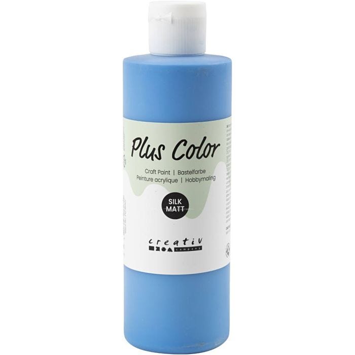 Plus Color- Askartelumaali, perussininen, 250 ml/ 1 pll