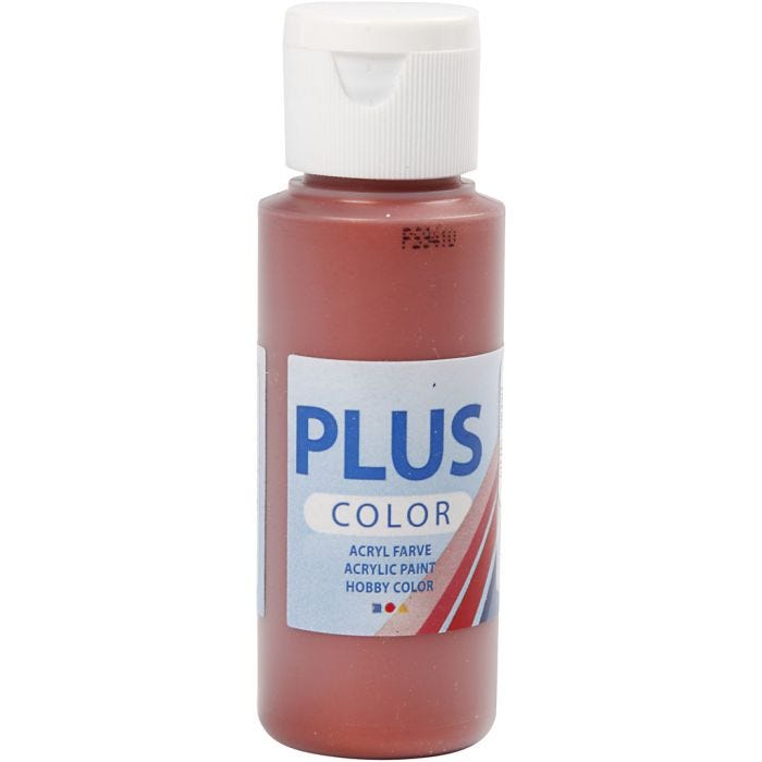 Plus Color- Askartelumaali, punainen kupari, 60ml/ 1 pll