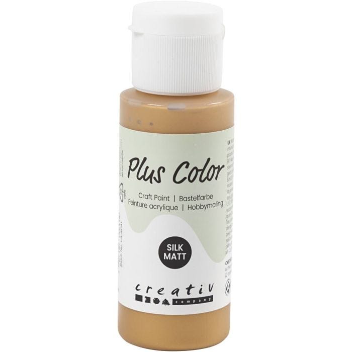 Plus Color- Askartelumaali, kulta, 60 ml/ 1 pll