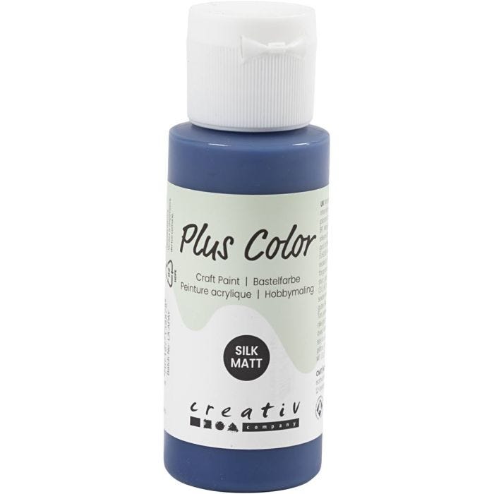 Plus Color- Askartelumaali, laivastonsininen, 60 ml/ 1 pll