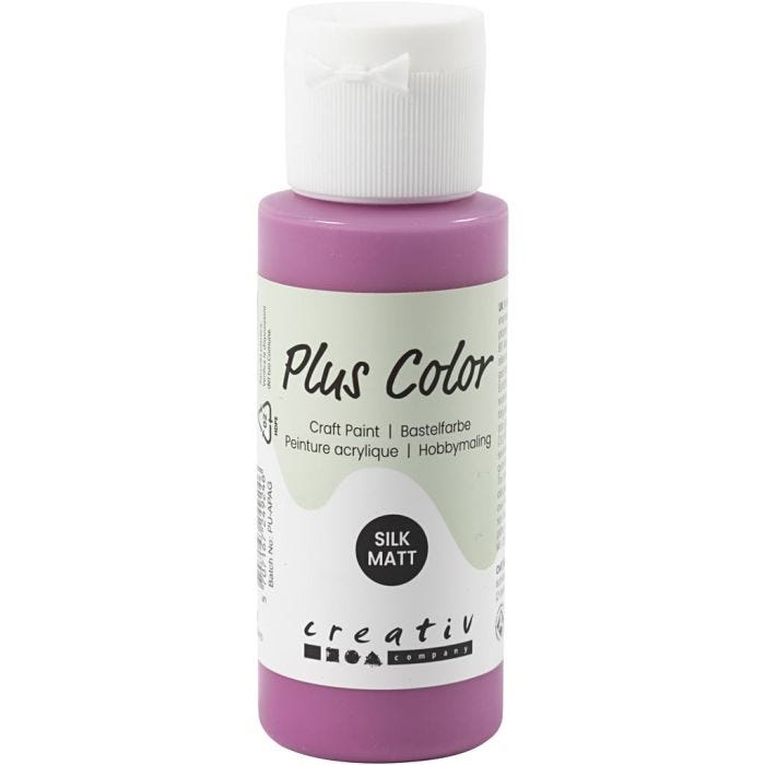 Plus Color- Askartelumaali, red plum, 60 ml/ 1 pll