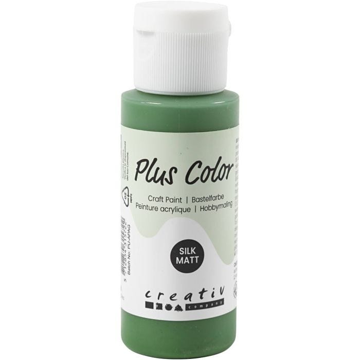 Plus Color- Askartelumaali, forrest green, 60 ml/ 1 pll