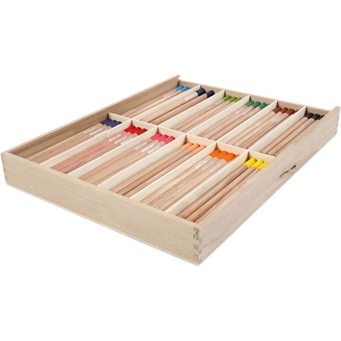 Edugreen Jumbo Värikynät, kärki 5 mm, värilajitelma, 12x12 kpl/ 1 pkt