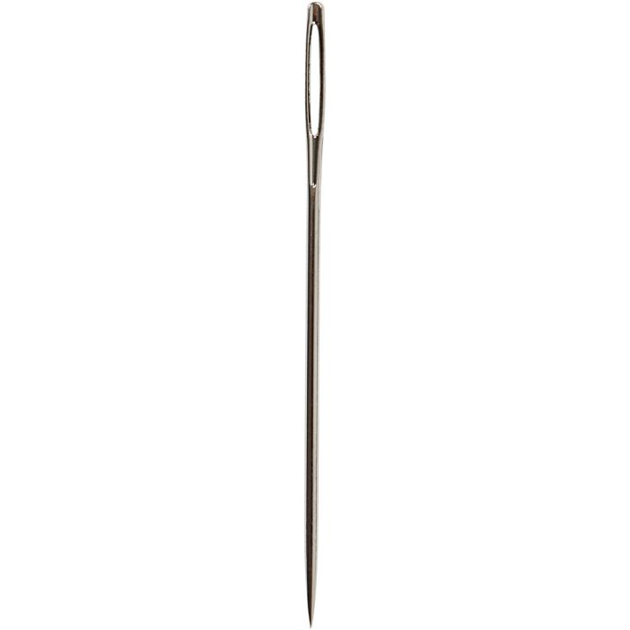 Kirjontaneula, nro 20, Pit. 43 mm, teräväkärkinen, 25 kpl/ 1 pkt