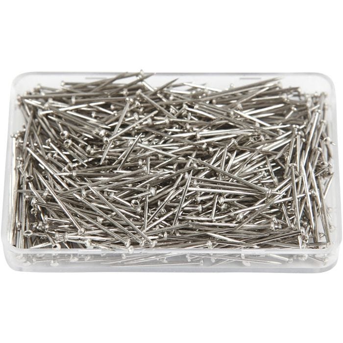 Somistusneulat, Pit. 16 mm, paksuus 0,65 mm, hopea, 35 g/ 1 pkt
