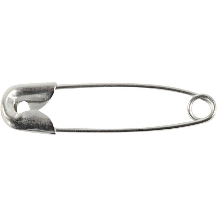 Hakaneulat, Pit. 22 mm, paksuus 0,6 mm, hopea, 100 kpl/ 1 pkt