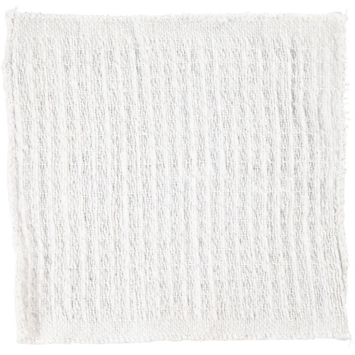 Ompelukangas, koko 24x26 cm, valkoinen, 12 kpl/ 1 pkt