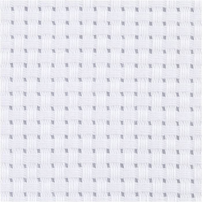 Aida kangas, Lev: 150 cm, 35 ruutua per 10 cm, valkoinen, 3 m/ 1 kpl
