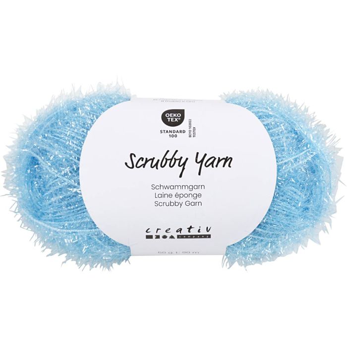 Scrubby Yarn , Pit. 90 M, sininen, 50 g/ 1 kerä