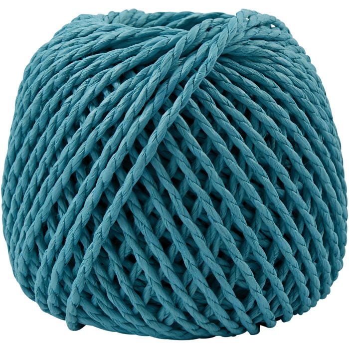 Paperinaru, paksuus 2,5-3 mm, turkoosi, 150 g, 40 m/ 1 kerä