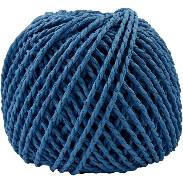 Paperinaru, paksuus 2,5-3 mm, tummansininen, 150 g, 40 m/ 1 kerä