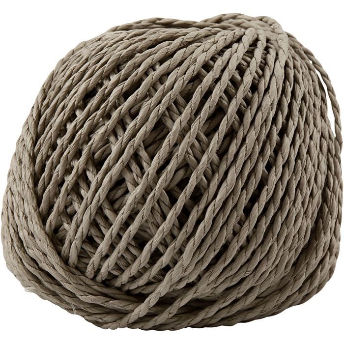 Paperinaru, paksuus 2,5-3 mm, vaaleanruskea, 150 g, 40 m/ 1 kerä