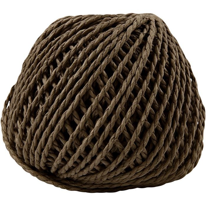 Paperinaru, paksuus 2,5-3 mm, tummanruskea, 150 g, 40 m/ 1 kerä
