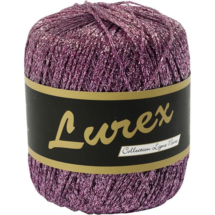 Lurexlanka, Pit. 160 M, violetti, 25 g/ 1 kerä