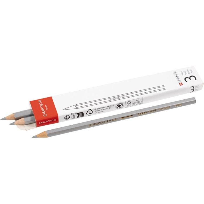 CARAN D’ACHE , hopea, 3 kpl/ 1 pkt