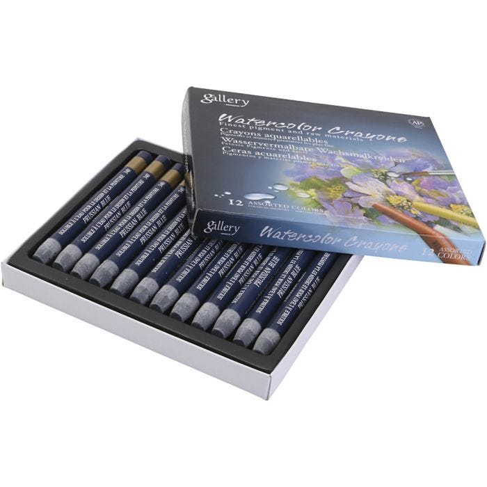 Gallery-vesiväriliidut, prussian blue (159), 12 kpl/ 1 pkt